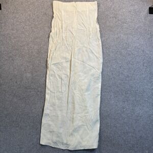 Design Todays D-341 Maxi Skirt Small Cream Rayon High Waist Made in USA
